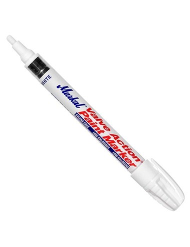 Marcador de Pintura Líquida Indeleble  Valve Action Blanco