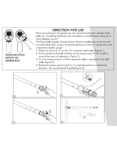 Llave Dinamométrica de Disparo con Carraca  1492AG-E