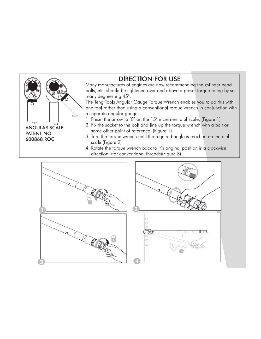 Llave Dinamométrica de Disparo con Carraca  1492AG-E