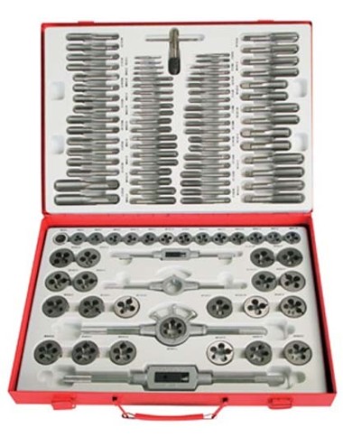 Machos y Fileras con Giramachos Maletín 110 Piezas  SKC1100ETM