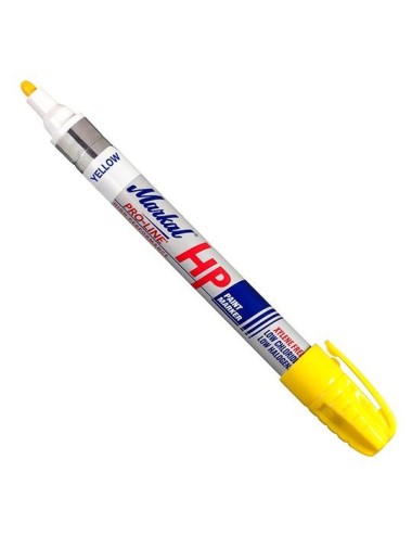 Marcador de Pintura Líquida Amarilla para Superficies Aceitosas Pro-Line HP