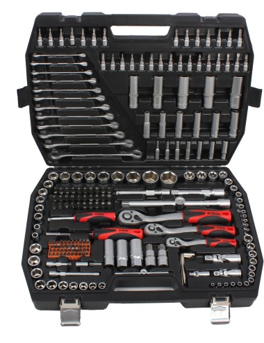 MALETÍN DE HERRAMIENTAS BT216 - 216 PIEZAS EN MALETA DE PLÁSTICO