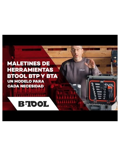 MALETÍN DE HERRAMIENTAS BT216 - 216 PIEZAS EN MALETA DE PLÁSTICO