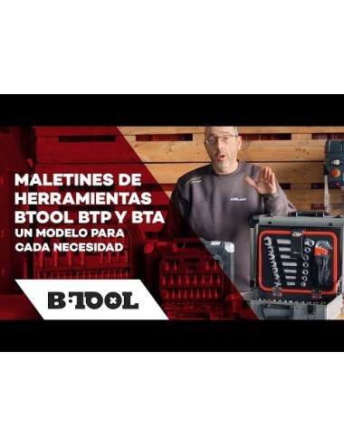 MALETÍN DE HERRAMIENTAS BTP92 - 92 PIEZAS EN MALETA DE ALUMINIO