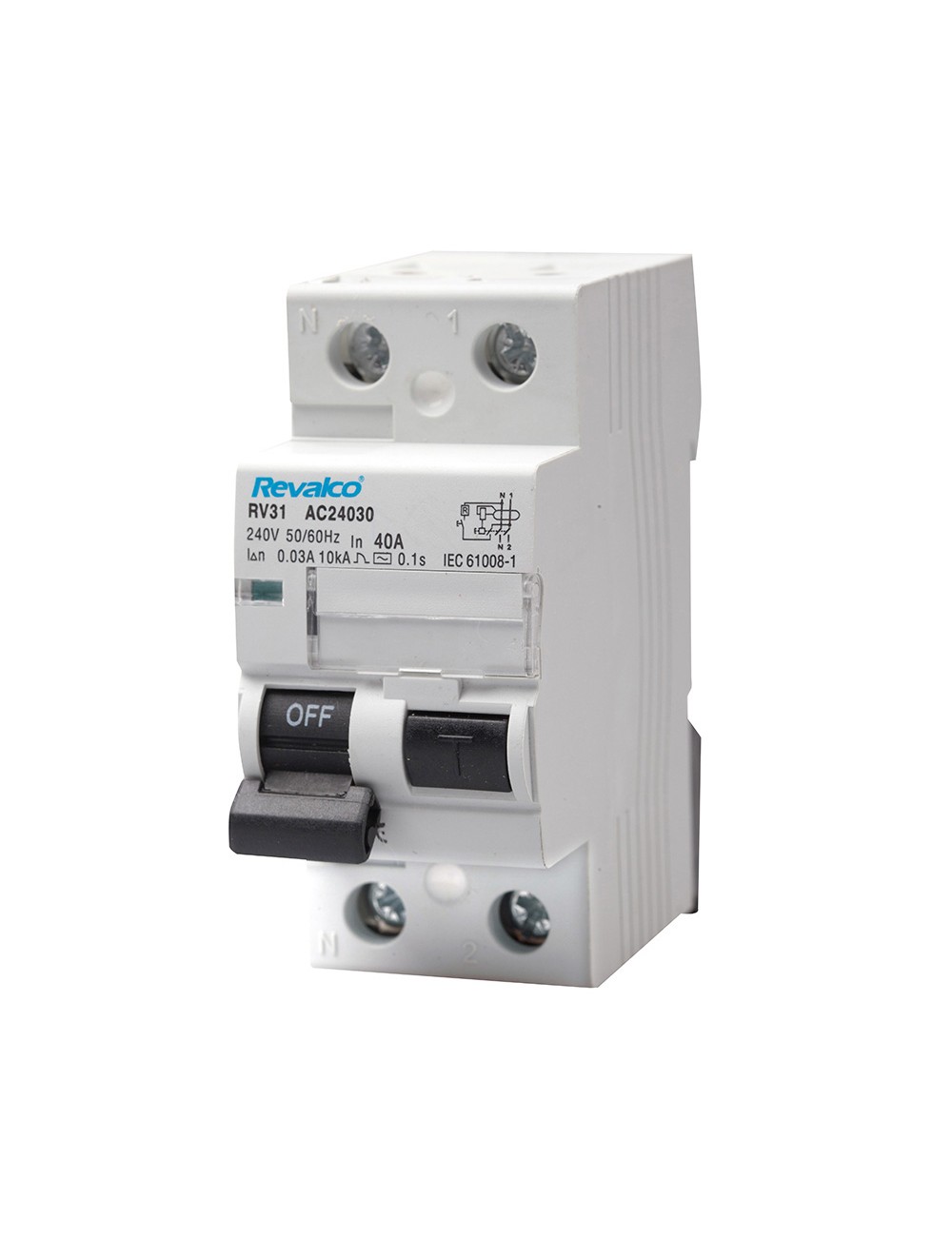 Interruptor diferencial 2 polos revalco 25a