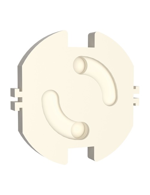 Tapa de enchufe giratorios base t/tl, blister 10 uds