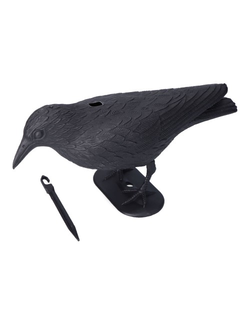 Cuervo ahuyenta pajaros 36x13x18cm