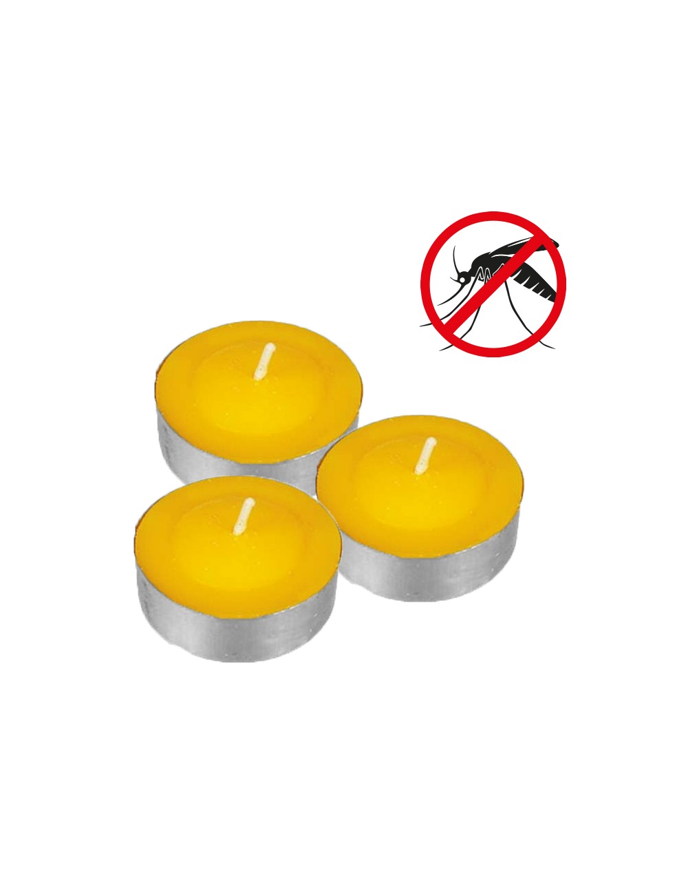 Vela calienta-vasos citronela (pack 15 unid.)