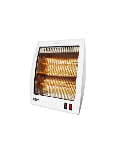 Estufa de cuarzo 400 / 800 w modelo plano anti - vuelco