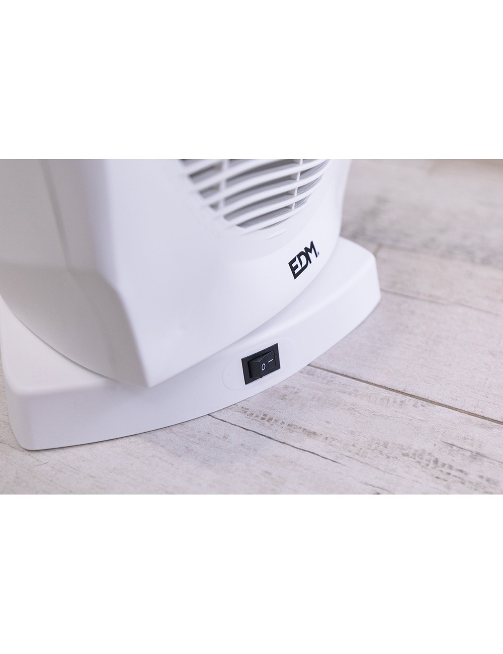 Calefactor compacto oscilante 1000 - 2000 w blanco