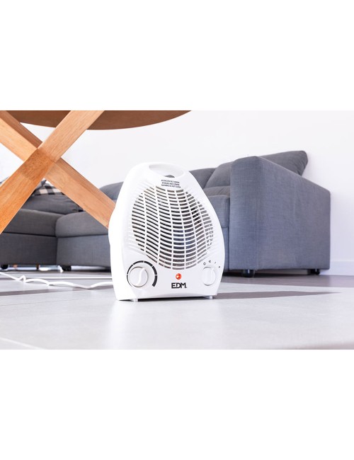 Calefactor compacto 1000 - 2000 w blanco