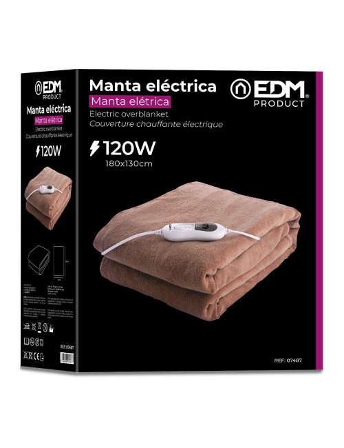 Manta eléctrica 120 w 180 x 130 cm