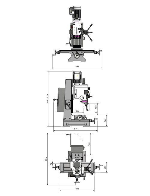 FRESADORA MB 4V  230V