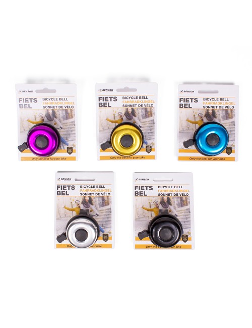 Timbre de aluminio para bicicleta 52mm colores surtidos