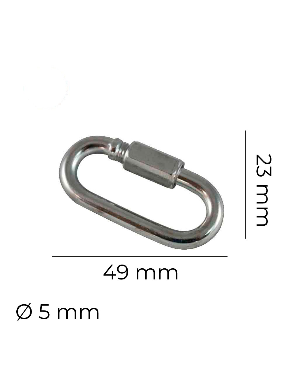 Malla rapida zincada ø5mm x 5cm edm