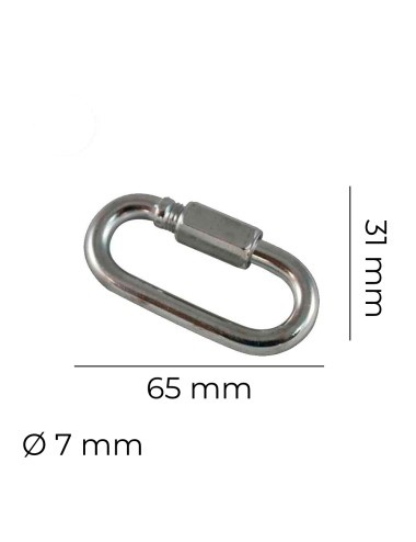 Malla rapida zincada ø7mm edm