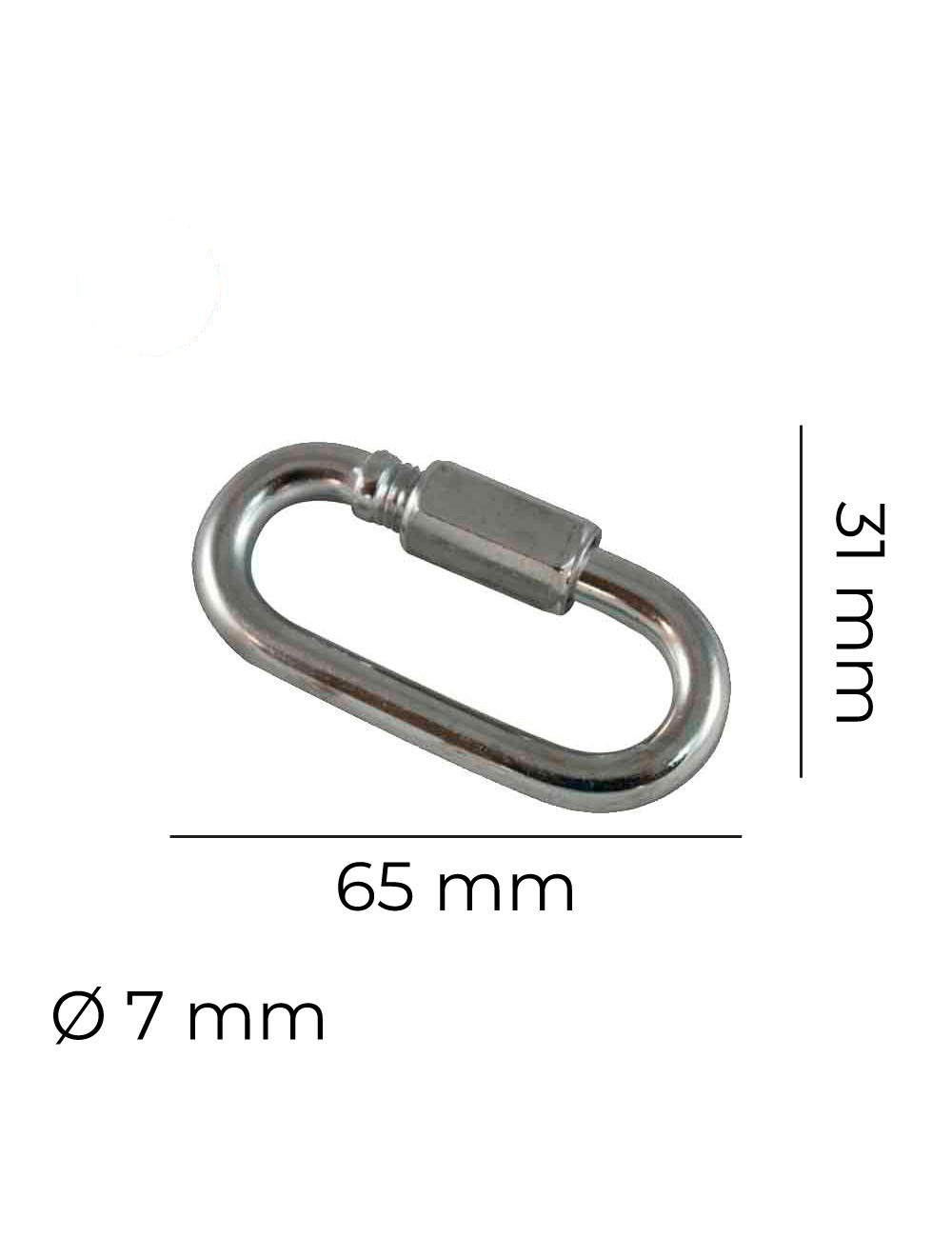 Malla rapida zincada ø7mm edm