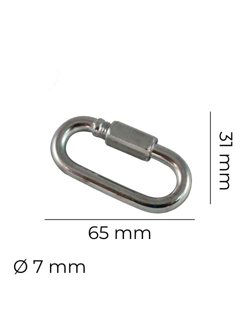 Malla rapida zincada ø7mm edm