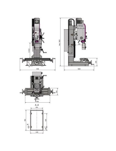 Fresadora OPTI MH 50 G