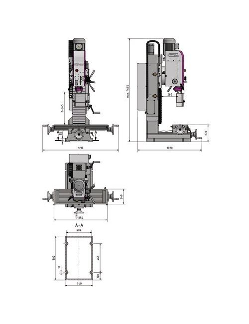 Fresadora OPTI MH 50 G