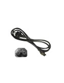 Cable de alimentador portatil shucko - iec c5, negro 2m