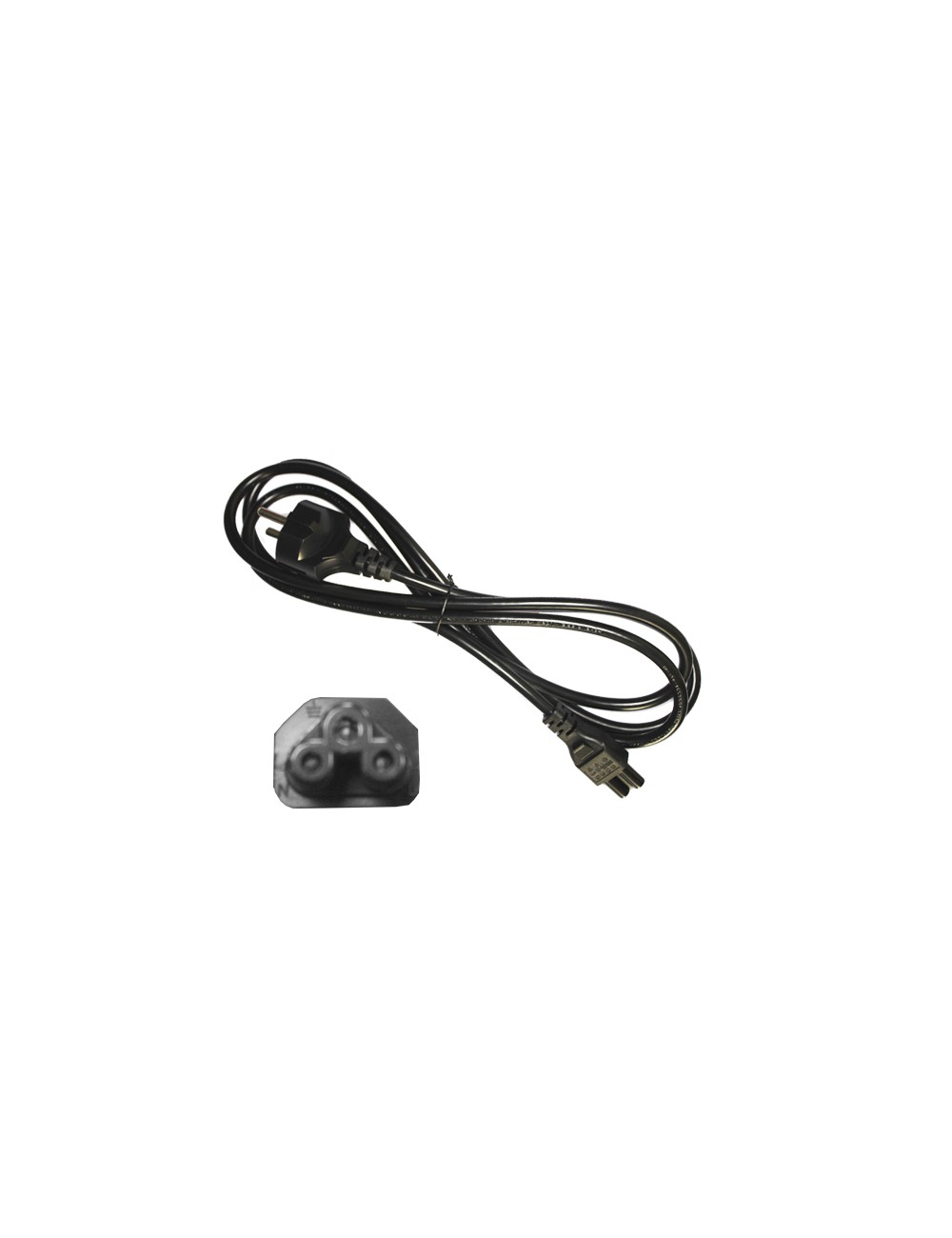 Cable de alimentador portatil shucko - iec c5, negro 2m