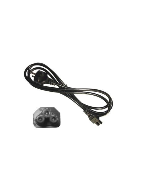 Cable de alimentador portatil shucko - iec c5, negro 2m