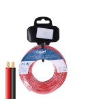 Carrete cable paralelo 2x1,50 mm rojo/negro 15m (audio)