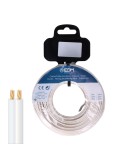Carrete cable paralelo 2x1mm blanco 25m (audio)