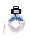 Carrete cable coaxial apantallado aluminio 15 m