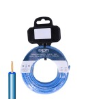 Carrete cablecillo h07z1-k 1,50 mm azul, 25 m