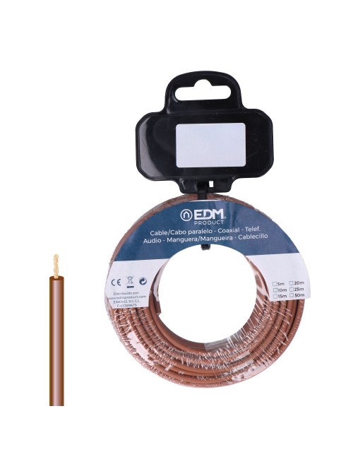 Carrete cablecillo h07z1-k 4,00 mm marrón, 5 m