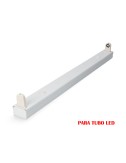 Regleta fluorescente para tubo de led 1 x 9 w (eq. 18 w) 220 v 61 cm