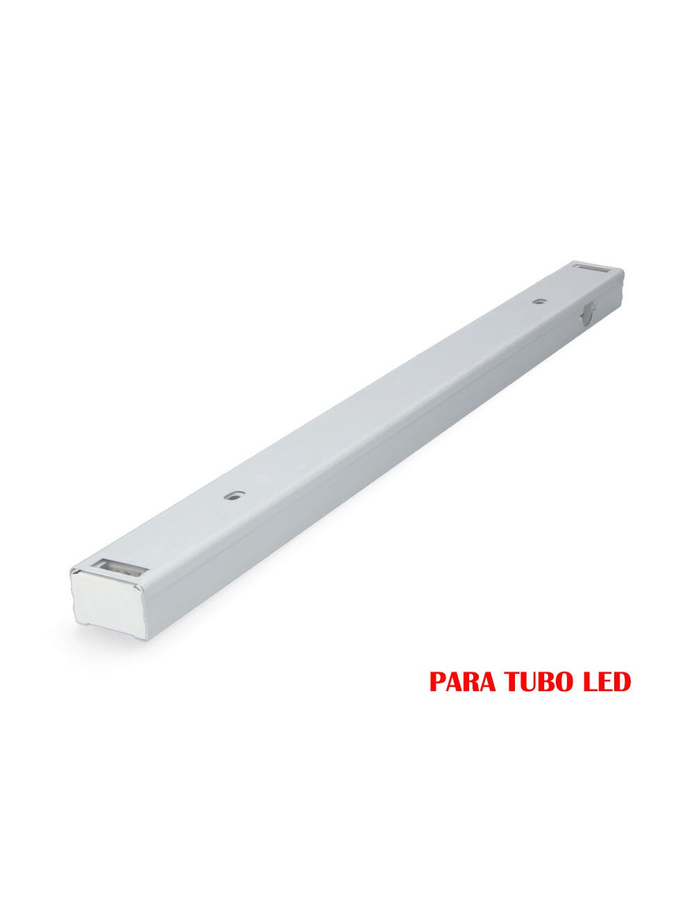Regleta fluorescente para tubo de led 1 x 9 w (eq. 18 w) 220 v 61 cm