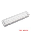 Pantalla fluorescente estanca para tubo de led 2 x 22 w (eq. 58 w) 220 v ip65 155 cm