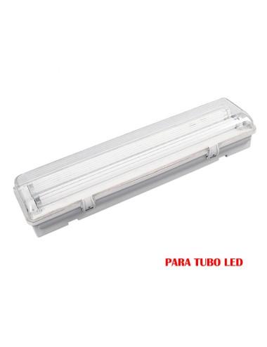 Pantalla fluorescente estanca para tubo de led 2 x 22 w (eq. 58 w) 220 v ip65 155 cm