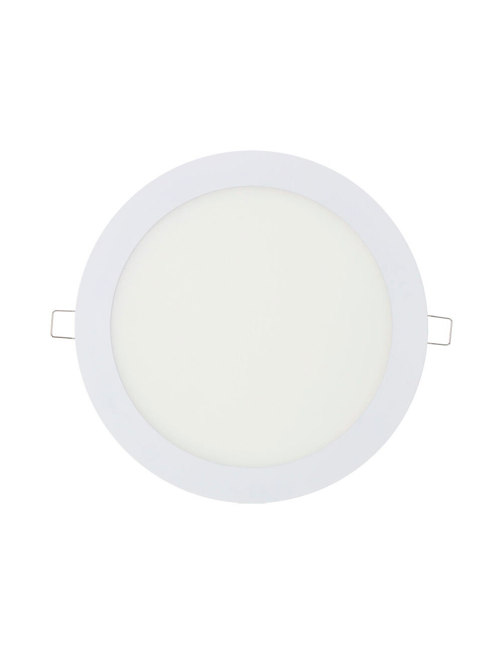 Downlight led empotrable redondo 20 w luz día 4000 k 1500 lm blanco ø22,5 cm