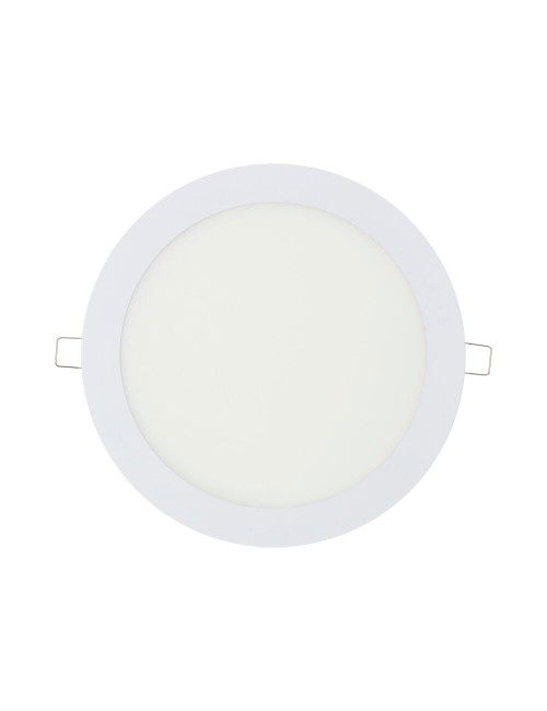 Downlight led empotrable redondo 20 w luz día 4000 k 1500 lm blanco ø22,5 cm