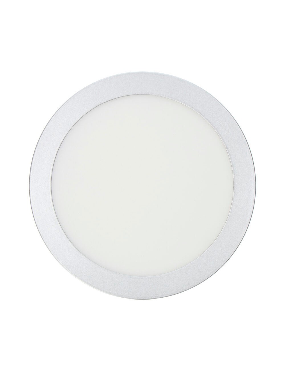 Downlight led superficie redondo cromado 20 w 1500 lm 4000 k luz dia ø 22 x 3,5 cm