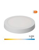 Downlight led superficie redondo blanco 20 w 1500 lm 6400 k luz fria ø22 x 3,5 cm