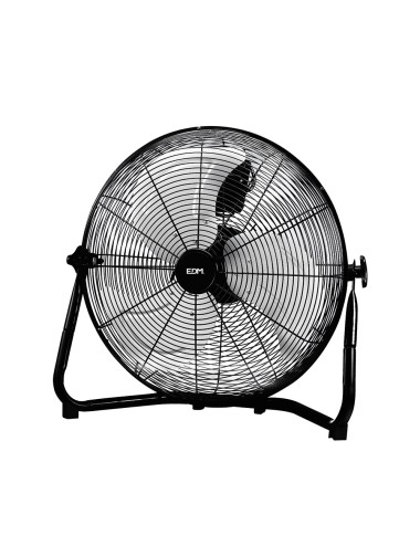 Ventilador industrial de suelo. color negro 100w 64,7 db aspas ø45 x 54 cm