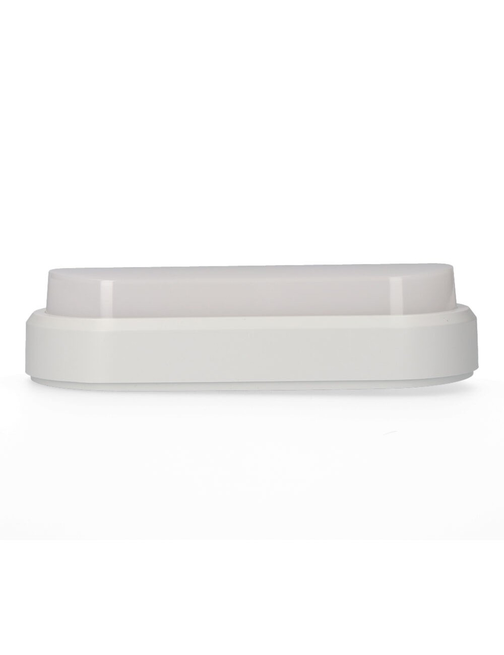 Aplique led oval 18 w 1950 lm 4000 k luz dia ip54 23 x 10,5 x 5,7 cm