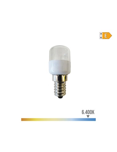 Bombilla tubular (frigorífico) led e14 0,5 w 55 lm 6400 k luz fría ø2,6 x 6 cm