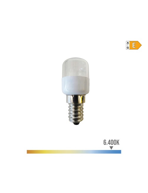 Bombilla tubular (frigorífico) led e14 0,5 w 55 lm 6400 k luz fría ø2,6 x 6 cm