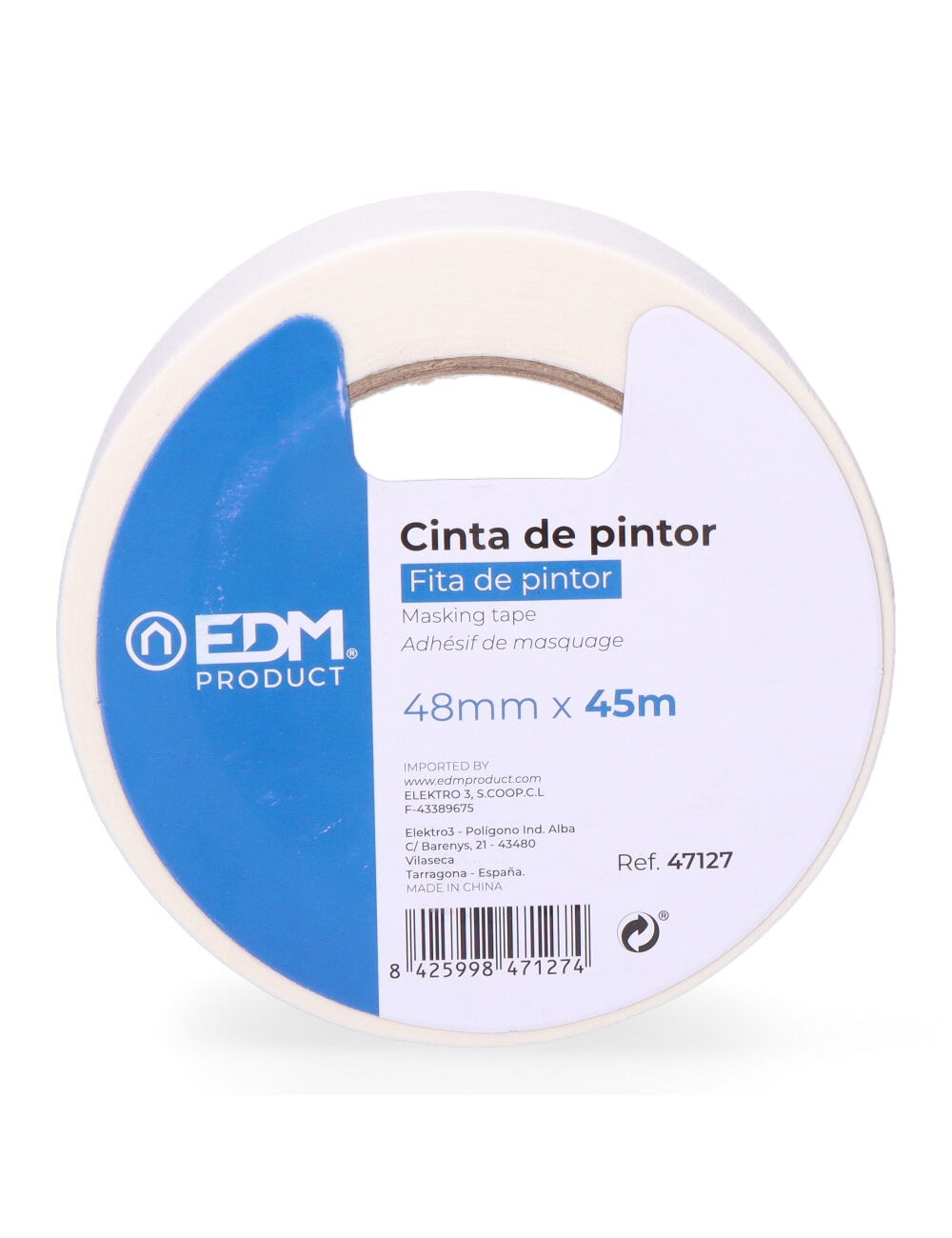 Cinta de pintor "kreep" 48 mm x 45 m