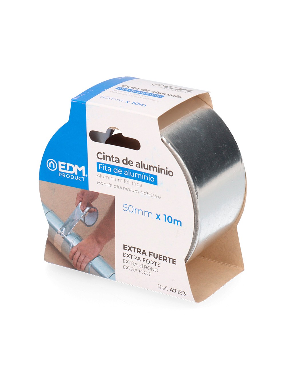 Cinta de aluminio 50 mm x 10 m