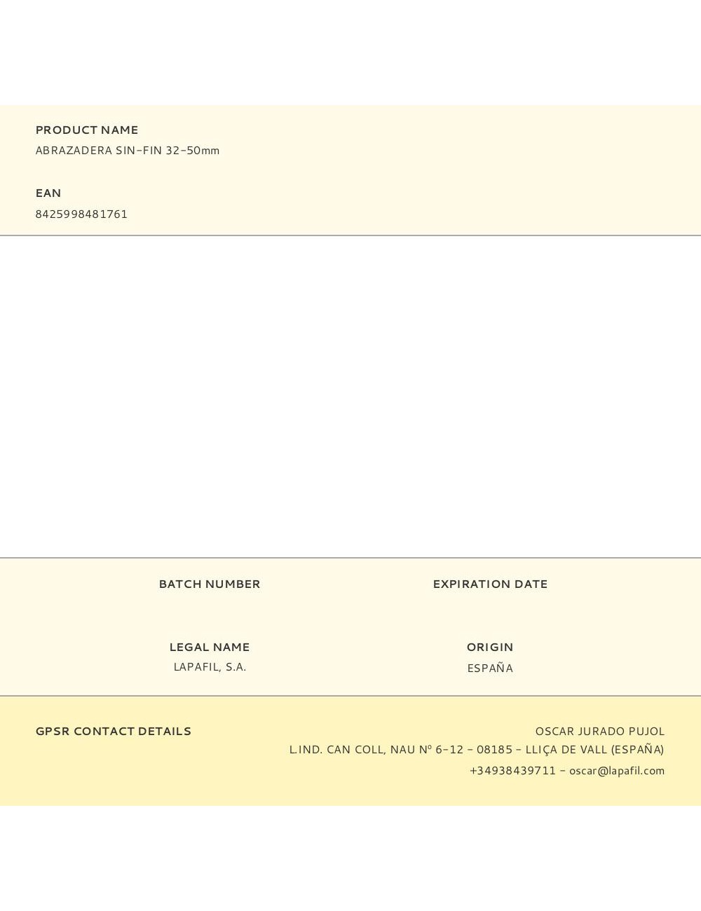 Abrazadera sin-fin 32-50mm