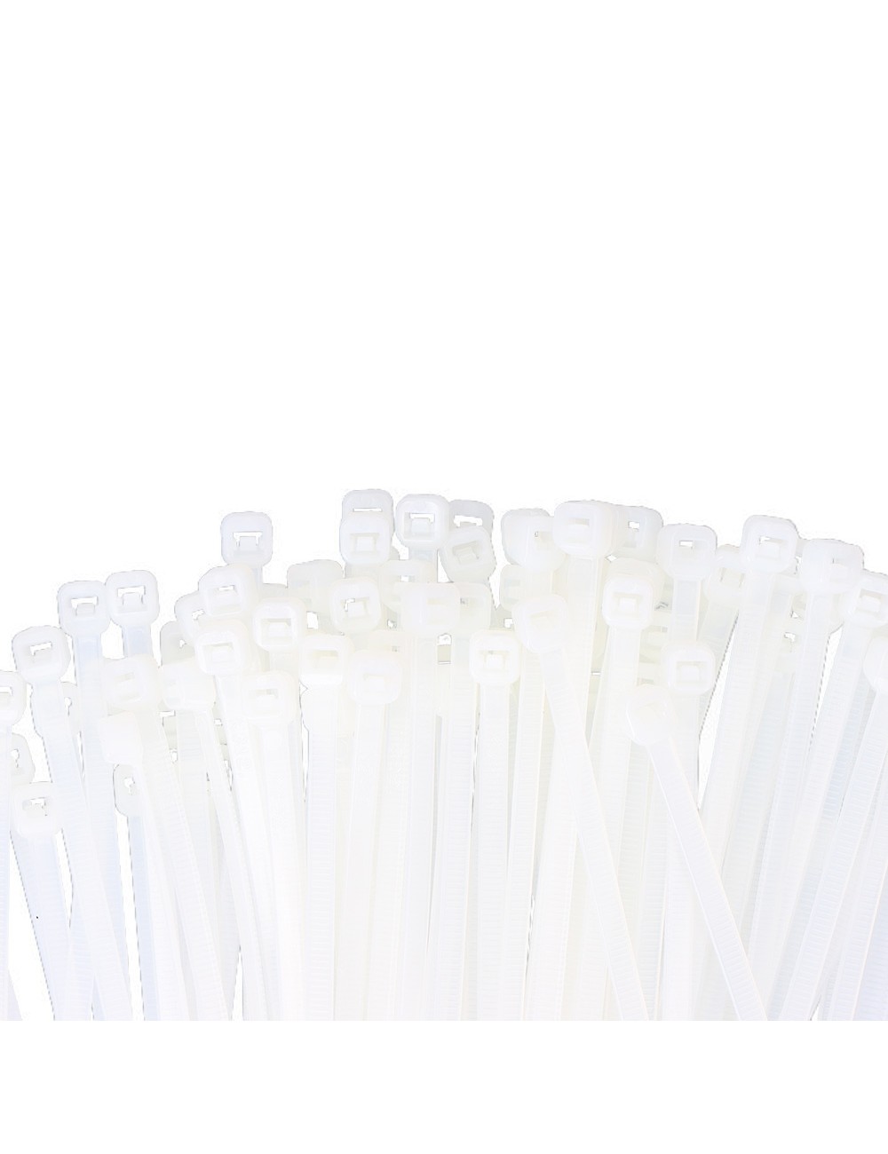 Bridas natural 3,5 x 150 mm nylon alta calidad (bolsa 100 unid.)