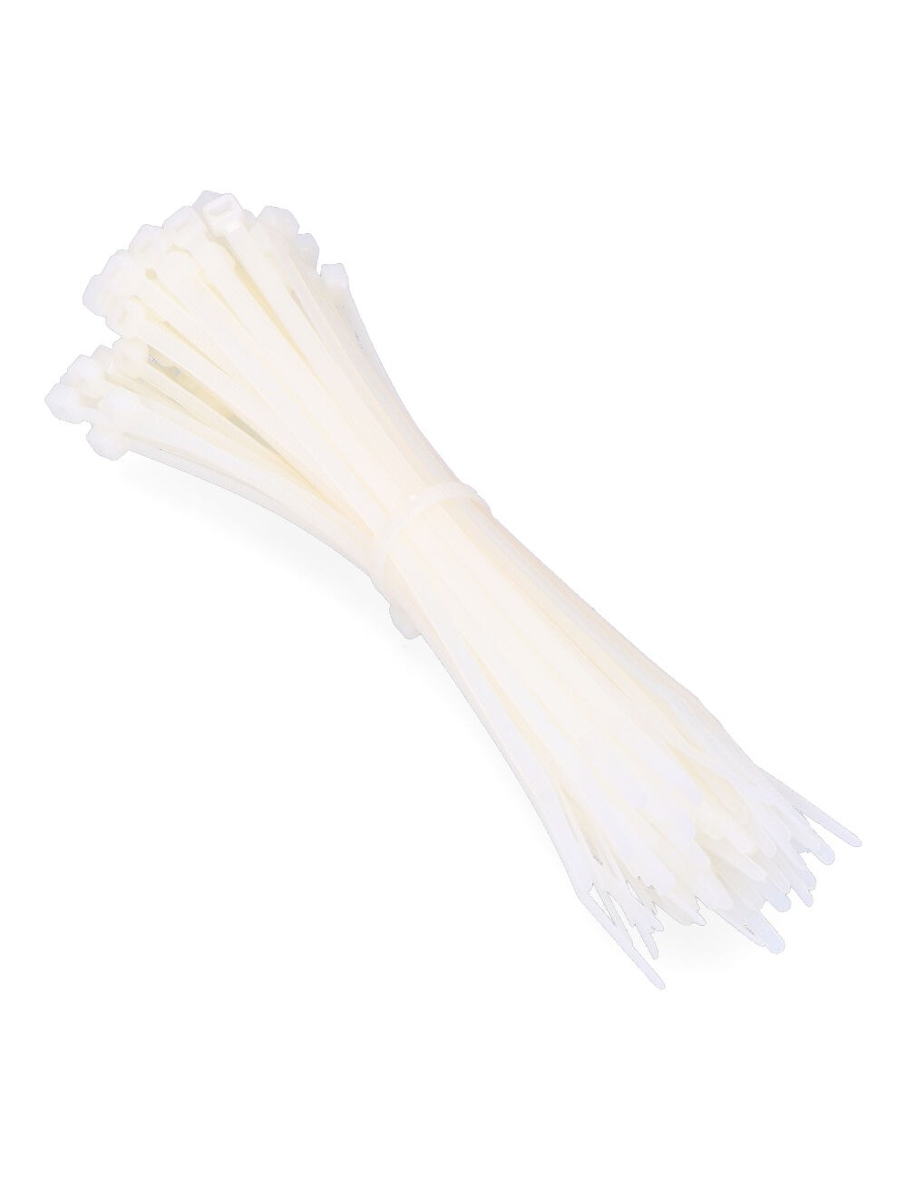 Bridas natural 4,6 x 200 mm nylon alta calidad (bolsa 100 unid.)