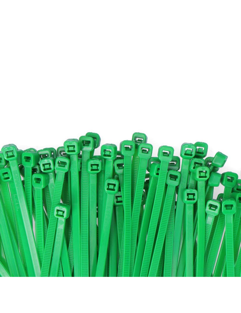 Bridas verdes 3,5 x 150 mm nylon alta calidad (bolsa 100 unid.)